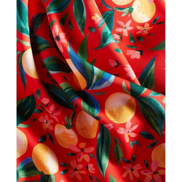 Vince Camuto Women's Printed Halter Fit & Flare Dress Red Size 2 MSRP $148 - Picture 3 of 5